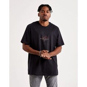 Jordan Essentials Men's Graphic T-Shirt Black/Red Size S, M, L
